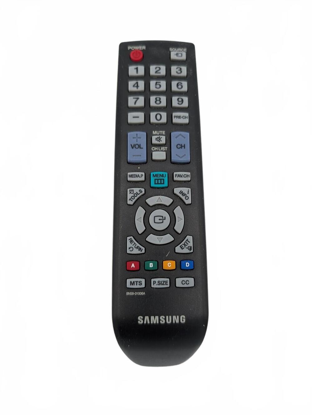 Samsung BN59-01006A TV Remote Control Replacement OEM Black Unisex One Size